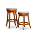Creede Backless Fabric Swivel Stool, 24" Counter or 30” Bar Stool -DTYStore