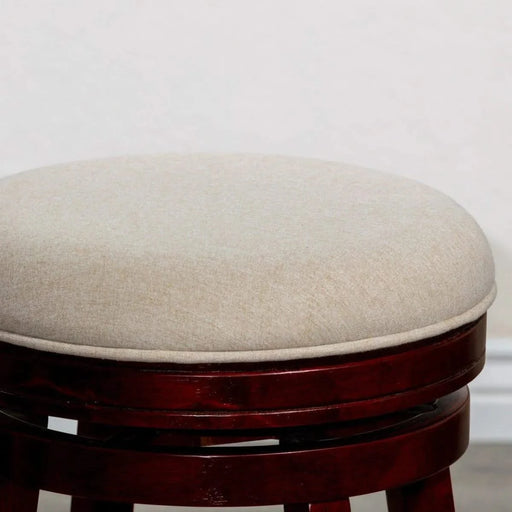 Creede Backless Fabric Swivel Stool, 24" Counter or 30” Bar Stool -DTYStore