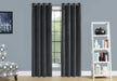 Curtain Panel, 2pcs Set, 54'w X 84'l, Room Darkening, Grommet, Living Room, Bedroom, Kitchen, Grey Velvet, Contemporary, Modern Default -DTYStore