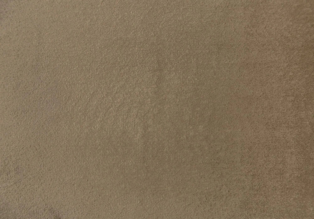 Curtain Panel, 2pcs Set, 54'w X 84'l, Room Darkening, Grommet, Living Room, Bedroom, Kitchen, Taupe Velvet, Contemporary, Modern Default -DTYStore