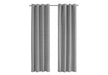 Curtain Panel, 2pcs Set, 54'w X 95'l, 100% Blackout, Grommet, Living Room, Bedroom, Kitchen, Grey Thermal Insulation Polyester, Contemporary, Modern - DTY Store