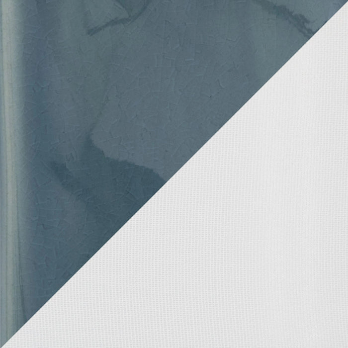 Curvo Square Contemporary 27' Ceramic Table Lamp in Blue Ceramic, Gold Metal, and White Linen by LumiSource Default -DTYStore