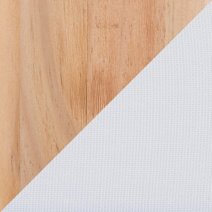 Cylinder Ash 27' Contemporary Wood Table Lamp in Ash Wood, Antique Brass, and White Linen by LumiSource Default -DTYStore