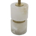 D10x34' Ipori Alabaster And Metal Buffet Lamp Default -DTYStore