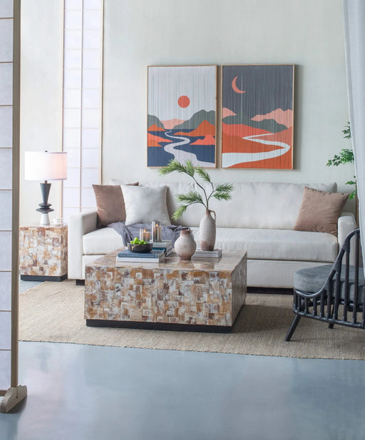 D15x26.7' Black Aluminum Table Lamp with Two Varying Disc Accents and White Shade(Lamp Shade Assembly Required) Default -DTYStore