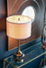 D15x29' Table Lamp with Glass Drum (Lamp Shade Assembly Required) Default -DTYStore