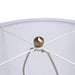 D15x29' Table Lamp with Glass Drum (Lamp Shade Assembly Required) Default -DTYStore