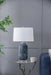 D16.9''xH28'' Ellis Glass Table Lamp Default -DTYStore