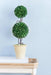D7x22'H Two-Tiered Faux Boxwood Sphere Topiary in Cream Pot Default -DTYStore