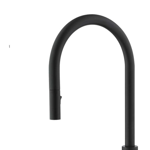 DAX Single Handle Pull Down Kitchen Faucet Matt Black Finish Default -DTYStore