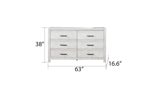 DENVER Twin 4PC Modern Style Storage Bedroom Set Made with Wood in Natural Default -DTYStore