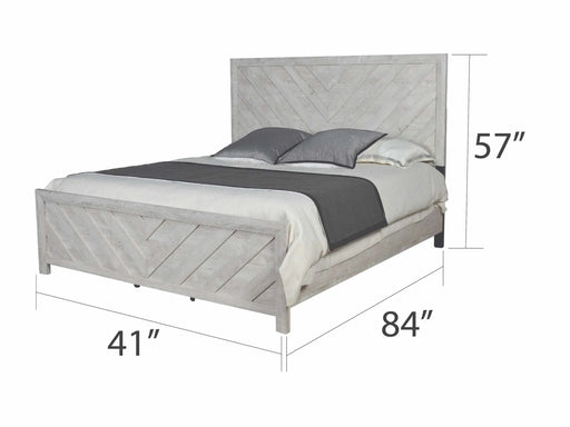 DENVER Twin 4PC Modern Style Storage Bedroom Set Made with Wood in Natural Default -DTYStore