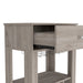 DEPOT E-SHOP Margh Bar Cart Drawer, Light Gray Default -DTYStore