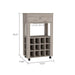 DEPOT E-SHOP Margh Bar Cart Drawer, Light Gray Default -DTYStore