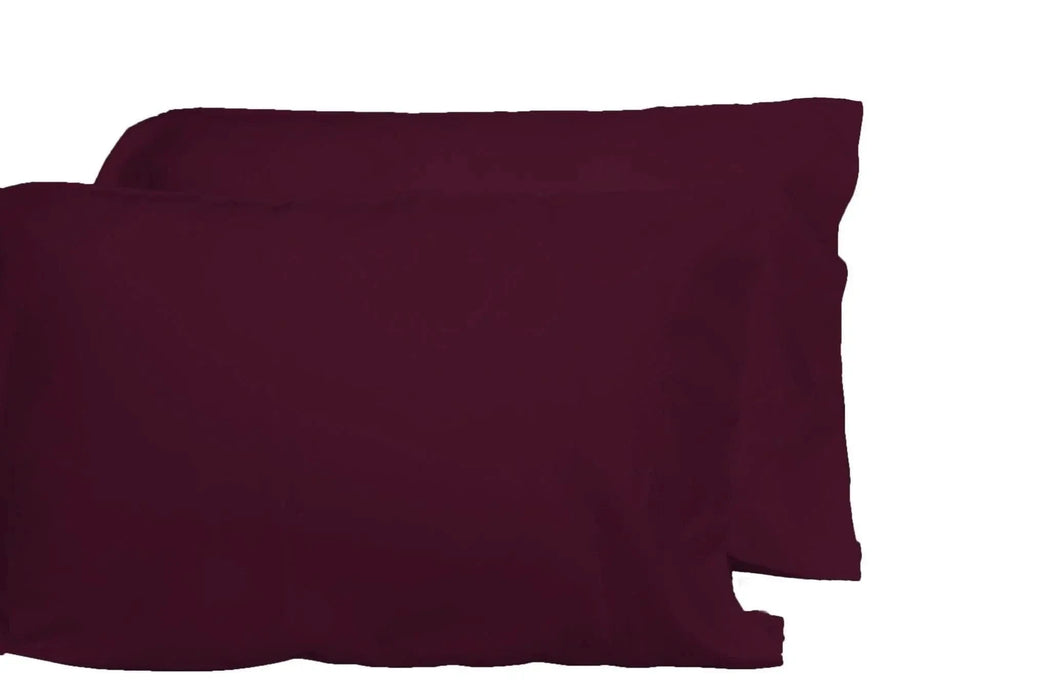 DTY Bedding® Premium 100% Bamboo Viscose 2-Piece Pillowcase set Merlot -DTYStore