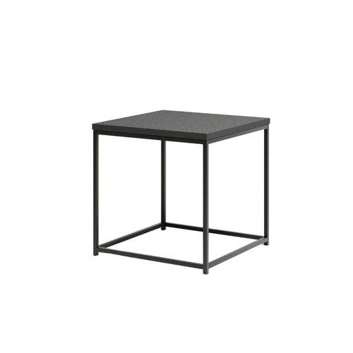 DTY Signature Hugo Steel Frame Side Table with Granite Top -DTYStore