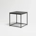 DTY Signature Hugo Steel Frame Side Table with Granite Top -DTYStore