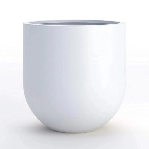 DTY Signature Mount Antero 1-piece Fiberstone Bullet Planter Large White -DTYStore