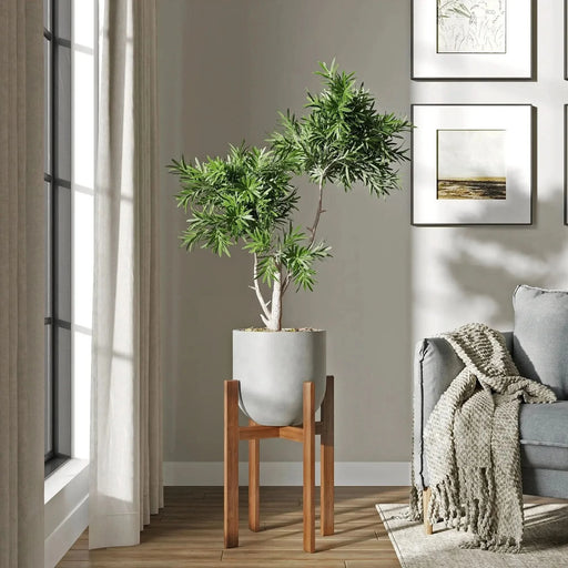 DTY Signature Mount Antero 1-piece Fiberstone Bullet Planter Large Black -DTYStore