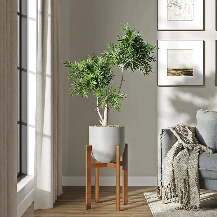 DTY Signature Mount Antero 1-piece Fiberstone Bullet Planter Large Black -DTYStore