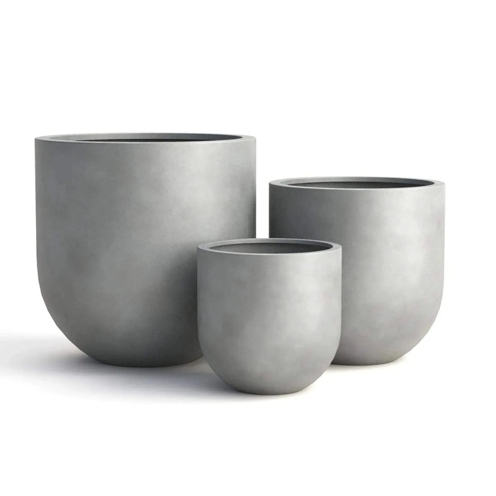 DTY Signature Mount Antero 1-piece Fiberstone Bullet Planter Large Black -DTYStore