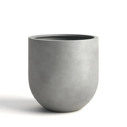 DTY Signature Mount Antero 1-piece Fiberstone Bullet Planter Medium Gray -DTYStore