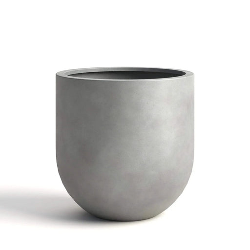 DTY Signature Mount Antero 1-piece Fiberstone Bullet Planter Medium Gray -DTYStore