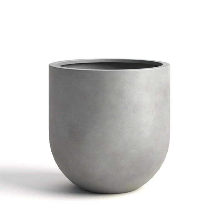 DTY Signature Mount Antero 1-piece Fiberstone Bullet Planter Medium Gray -DTYStore