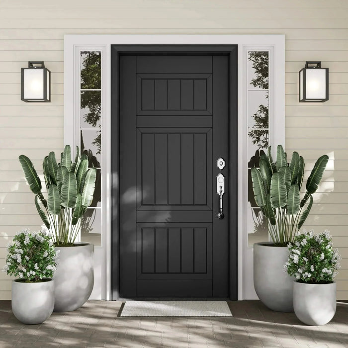 DTY Signature Mount Antero 1-piece Fiberstone Bullet Planter Large Black -DTYStore