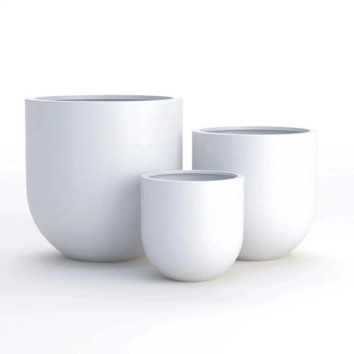 DTY Signature Mount Antero 1-piece Fiberstone Bullet Planter Large Black -DTYStore