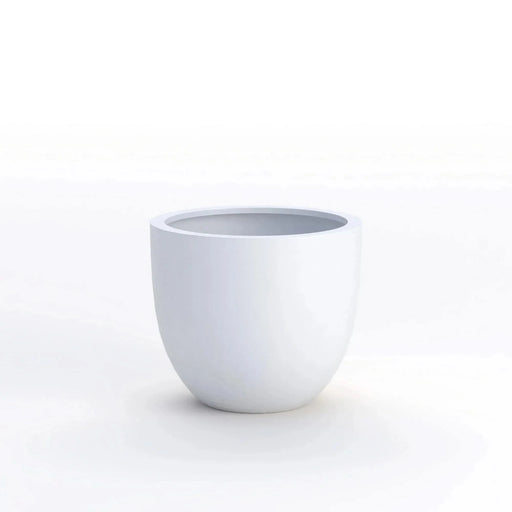 DTY Signature Mount Belford 1-piece Fiberstone Planter Small White -DTYStore