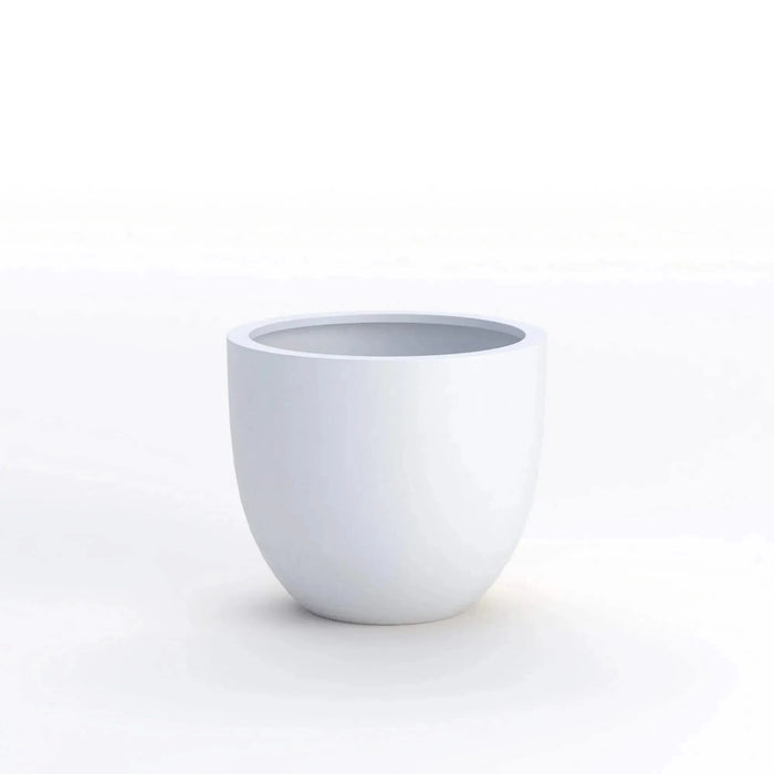 DTY Signature Mount Belford 1-piece Fiberstone Planter Small White -DTYStore