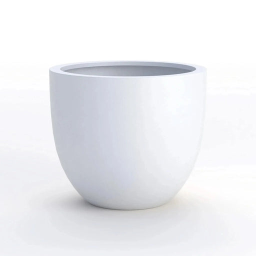 DTY Signature Mount Belford 1-piece Fiberstone Planter Large White -DTYStore