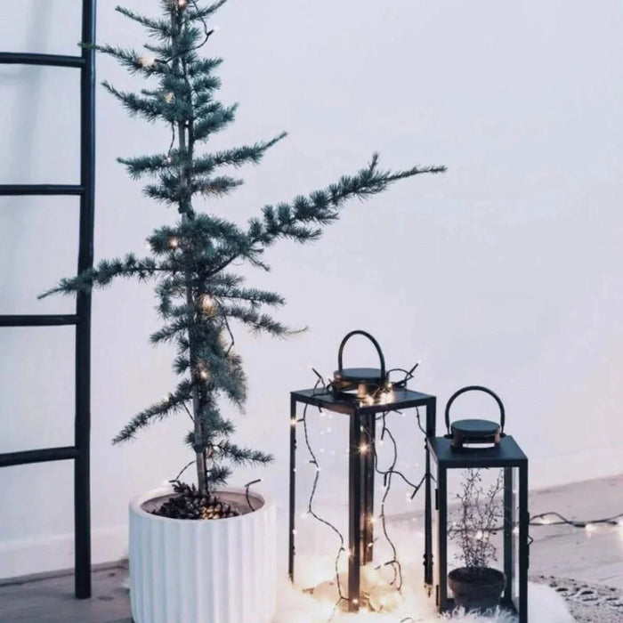 DTY Signature Mount Shavano 1-piece Fluted Fiberstone Planter White -DTYStore