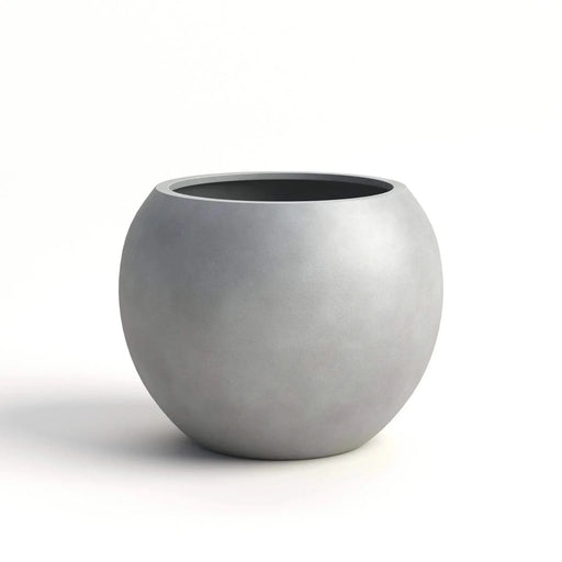 DTY Signature Mount Sherman 1-piece Fiberstone Planter Medium Gray -DTYStore