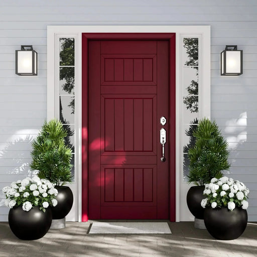 DTY Signature Mount Sherman 1-piece Fiberstone Planter Small Black -DTYStore