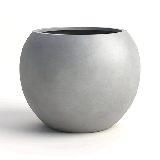 DTY Signature Mount Sherman 1-piece Fiberstone Planter Large Gray -DTYStore