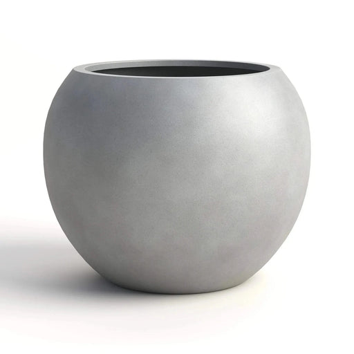 DTY Signature Mount Sherman 1-piece Fiberstone Planter Large Gray -DTYStore