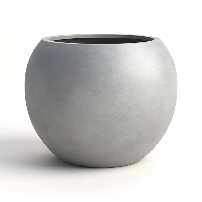 DTY Signature Mount Sherman 1-piece Fiberstone Planter Large Gray -DTYStore