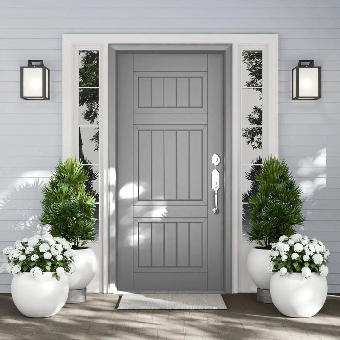 DTY Signature Mount Sherman 1-piece Fiberstone Planter Small White -DTYStore