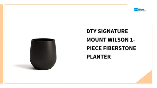 DTY Signature Mount Wilson 1-piece Fiberstone Planter -DTYStore