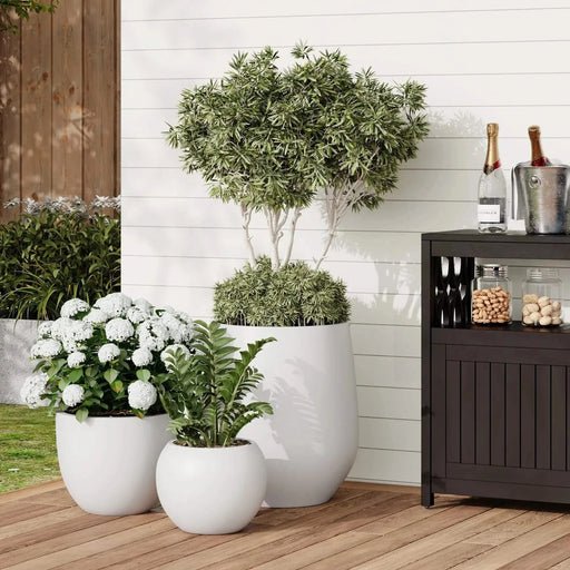 DTY Signature Mount Wilson 1-piece Fiberstone Planter -DTYStore