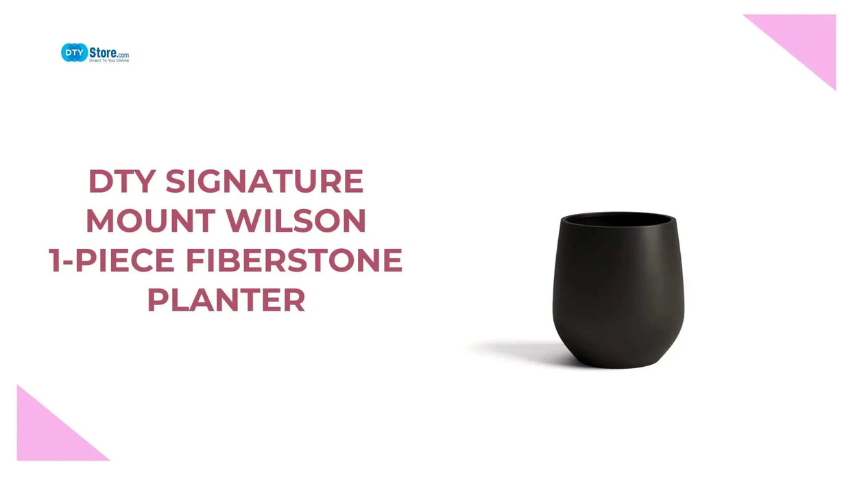 DTY Signature Mount Wilson 1-piece Fiberstone Planter -DTYStore