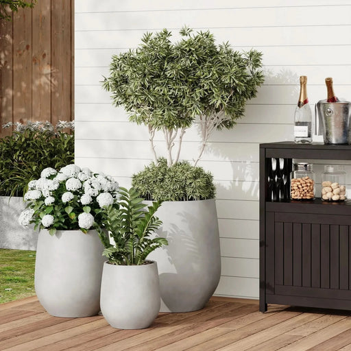 DTY Signature Mount Wilson 1-piece Fiberstone Planter -DTYStore