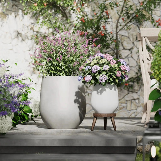 DTY Signature Mount Wilson 1-piece Fiberstone Planter -DTYStore