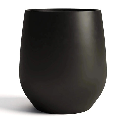 DTY Signature Mount Wilson 1-piece Fiberstone Planter Large Black -DTYStore