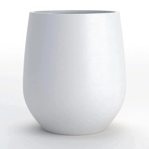 DTY Signature Mount Wilson 1-piece Fiberstone Planter Large White -DTYStore