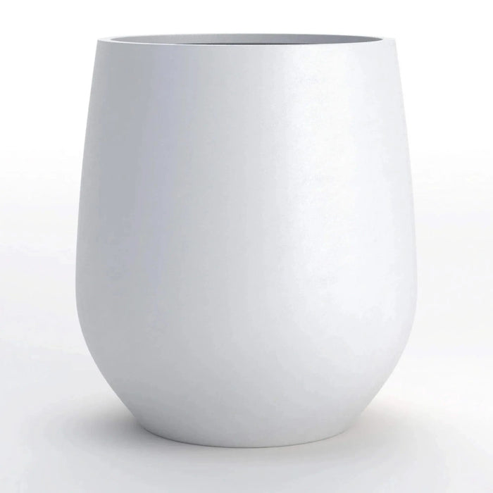 DTY Signature Mount Wilson 1-piece Fiberstone Planter Large White -DTYStore