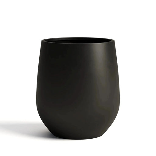 DTY Signature Mount Wilson 1-piece Fiberstone Planter Medium Black -DTYStore