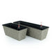 DTY Signature Set of 2 CATLEZA Rectangular Wicker Planters -DTYStore